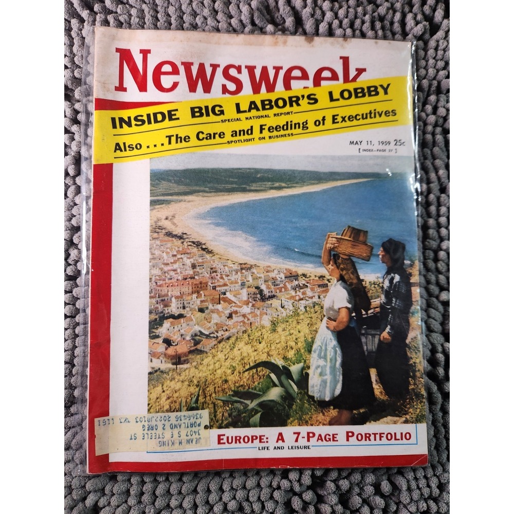 VTG Newsweek Magazine May 11 1959 - Offbeat‎ Europe 7-Page Portfolio